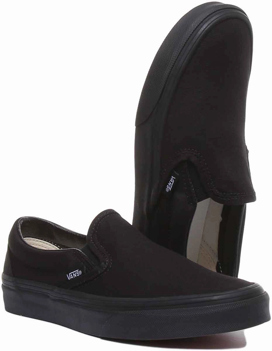 Vans Classic Classic Slipon In Black Black For Men Perfect Lock