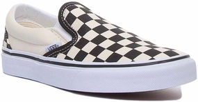 Zero Pressure Work Break Vans Classic Slipon Chkbrd In Checkerboard For Men