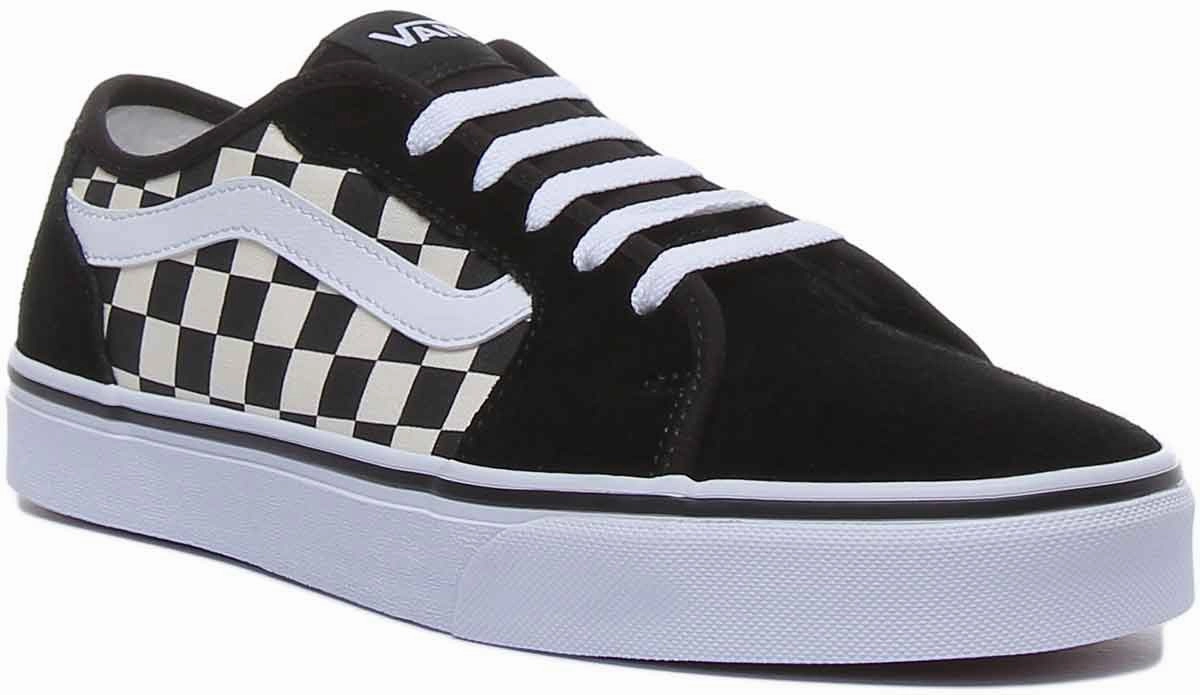 Vans Filmore Decon In Black White Mobility System Athletic Comfort