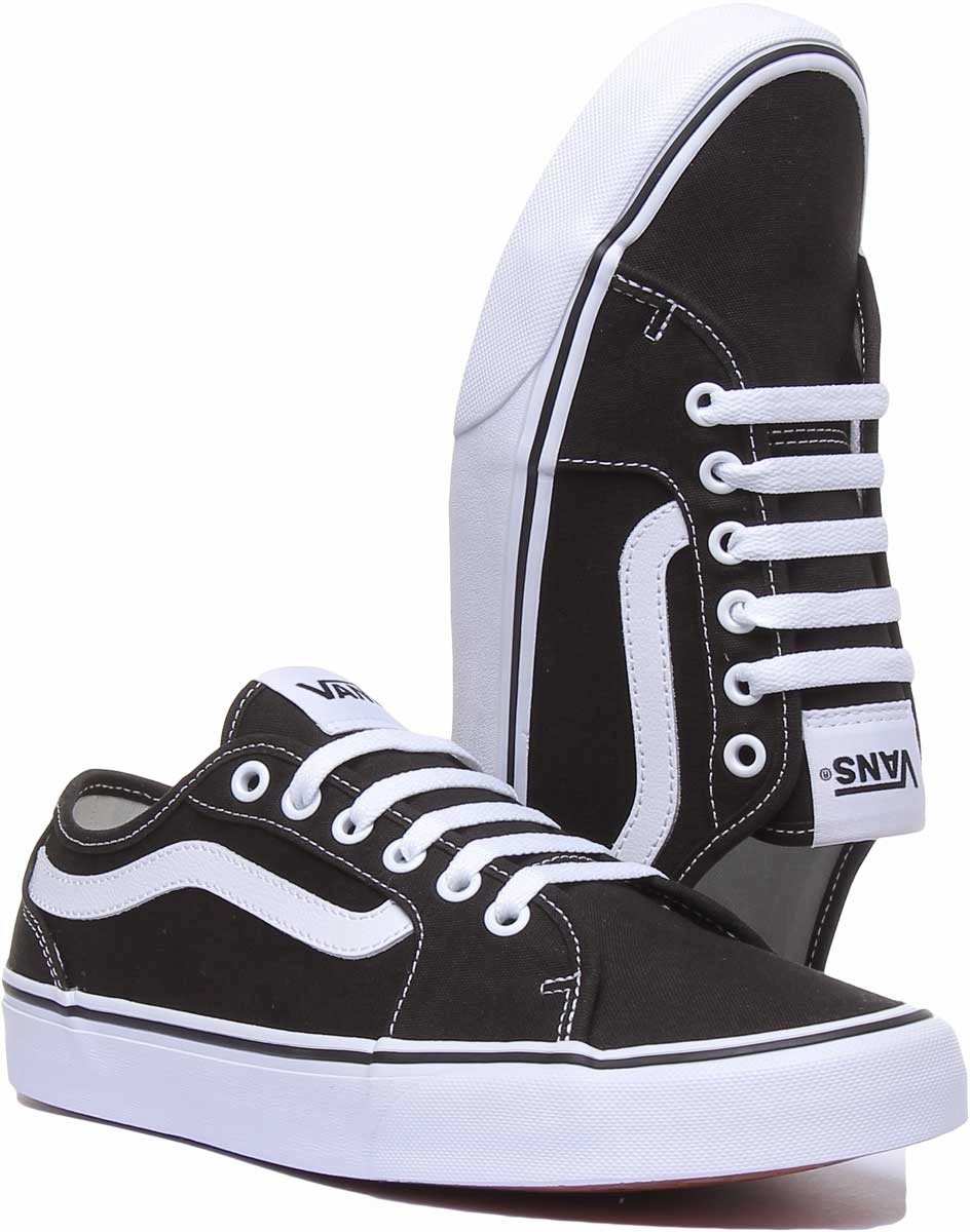 Vans Filmore Decon In Black White Workout Traction