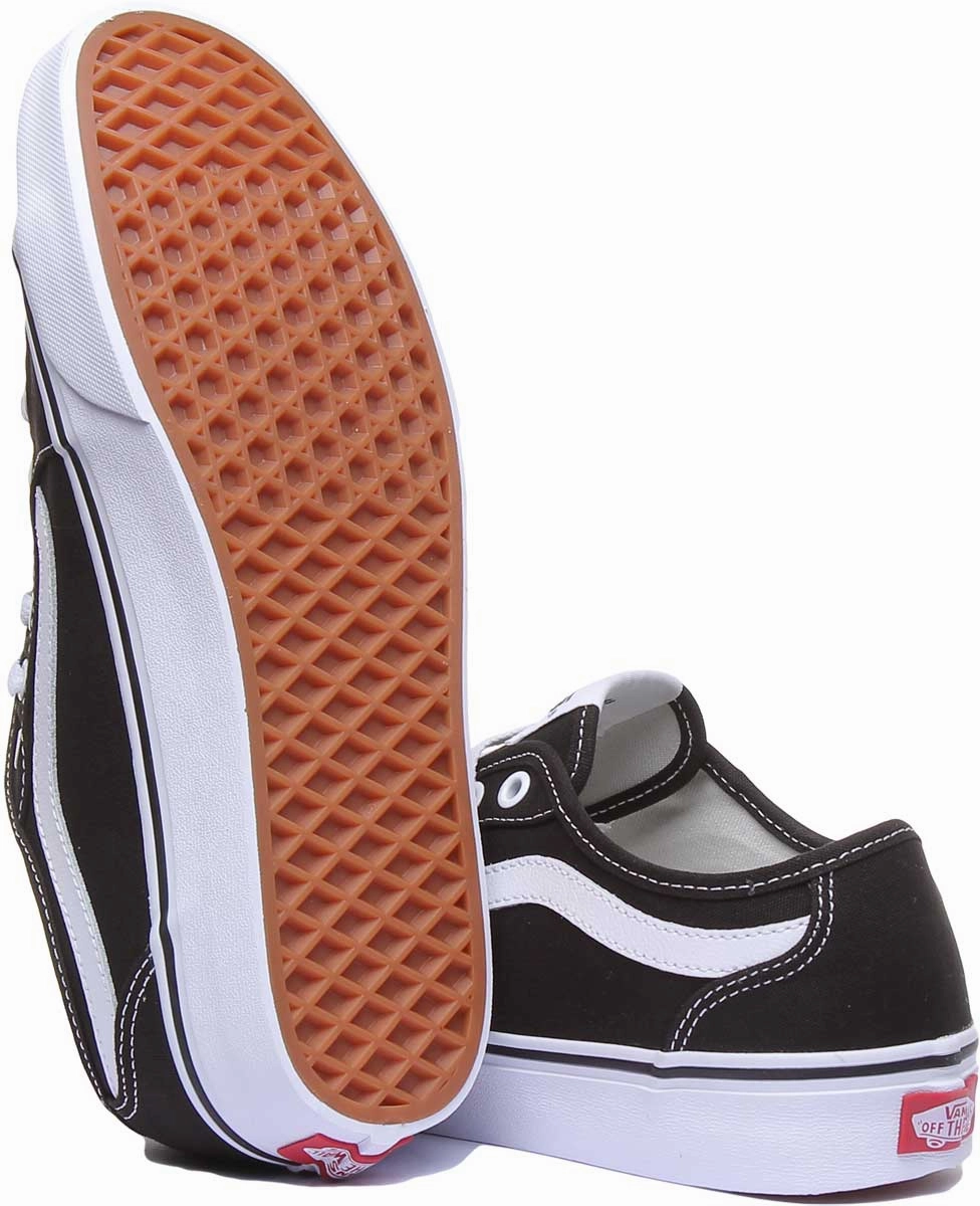 Vans Filmore Decon In Black White Workout Traction