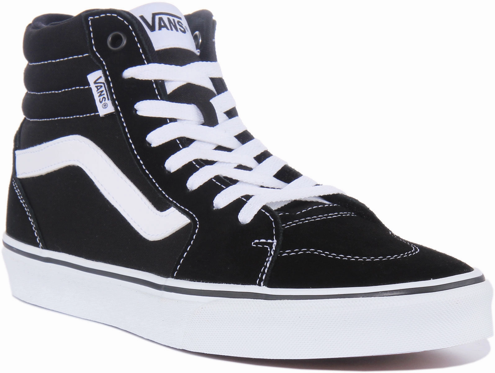 Vans Filmore Hi In Black White For Men Power Walk