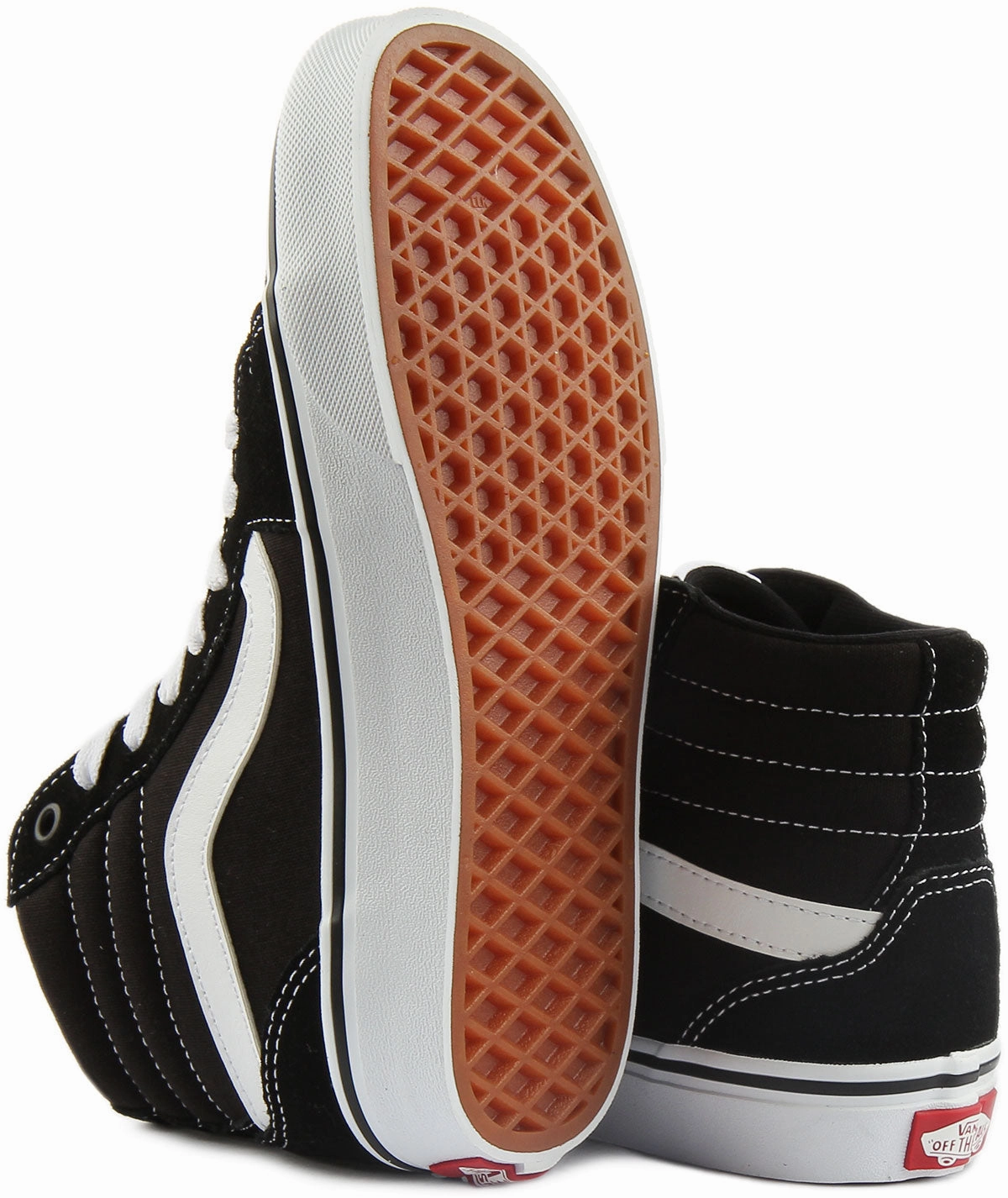 Vans Filmore High Top In Black White For Women Quick Flex