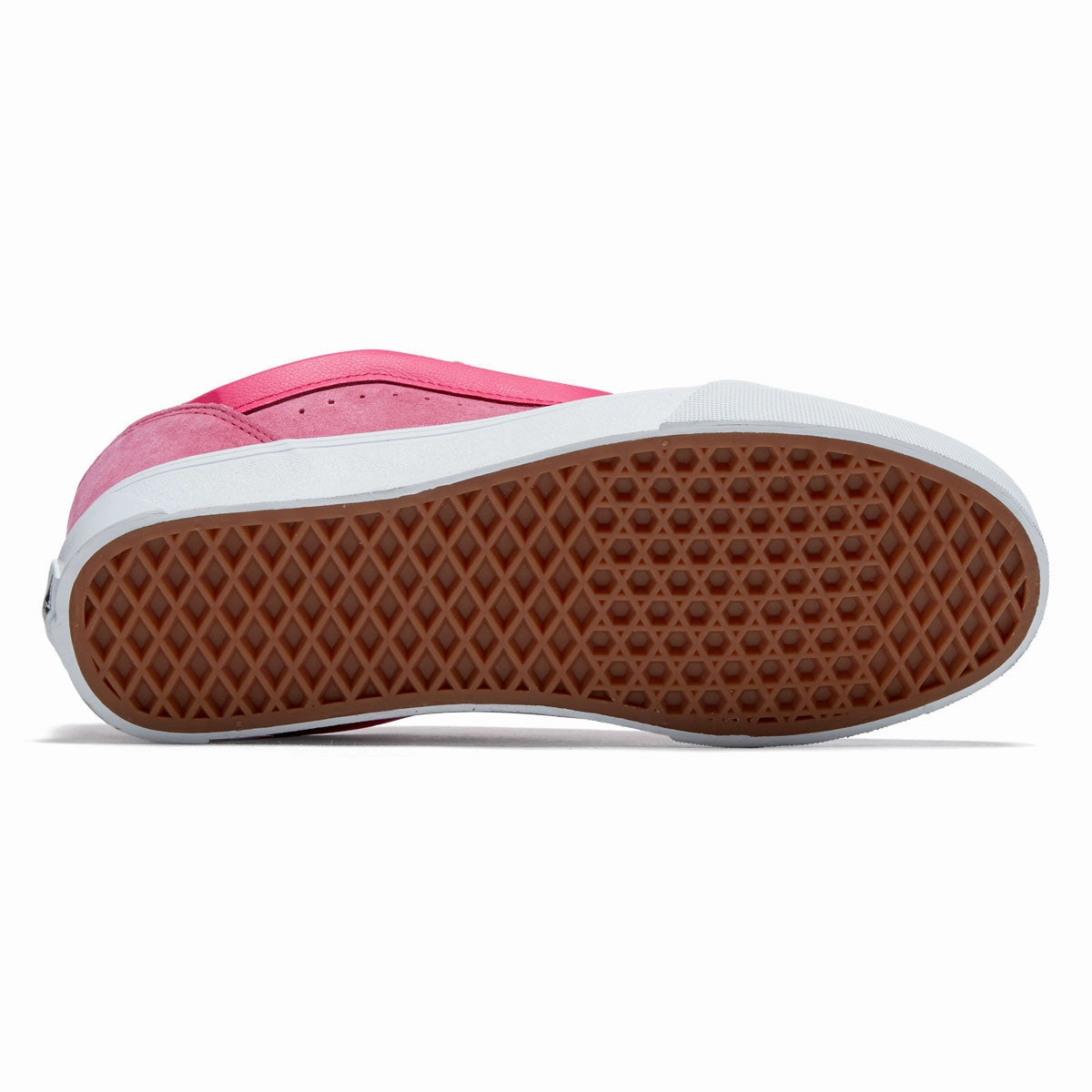 Vans Knu Skool Shoes - Nubuck Pink Glo Durable Stitch