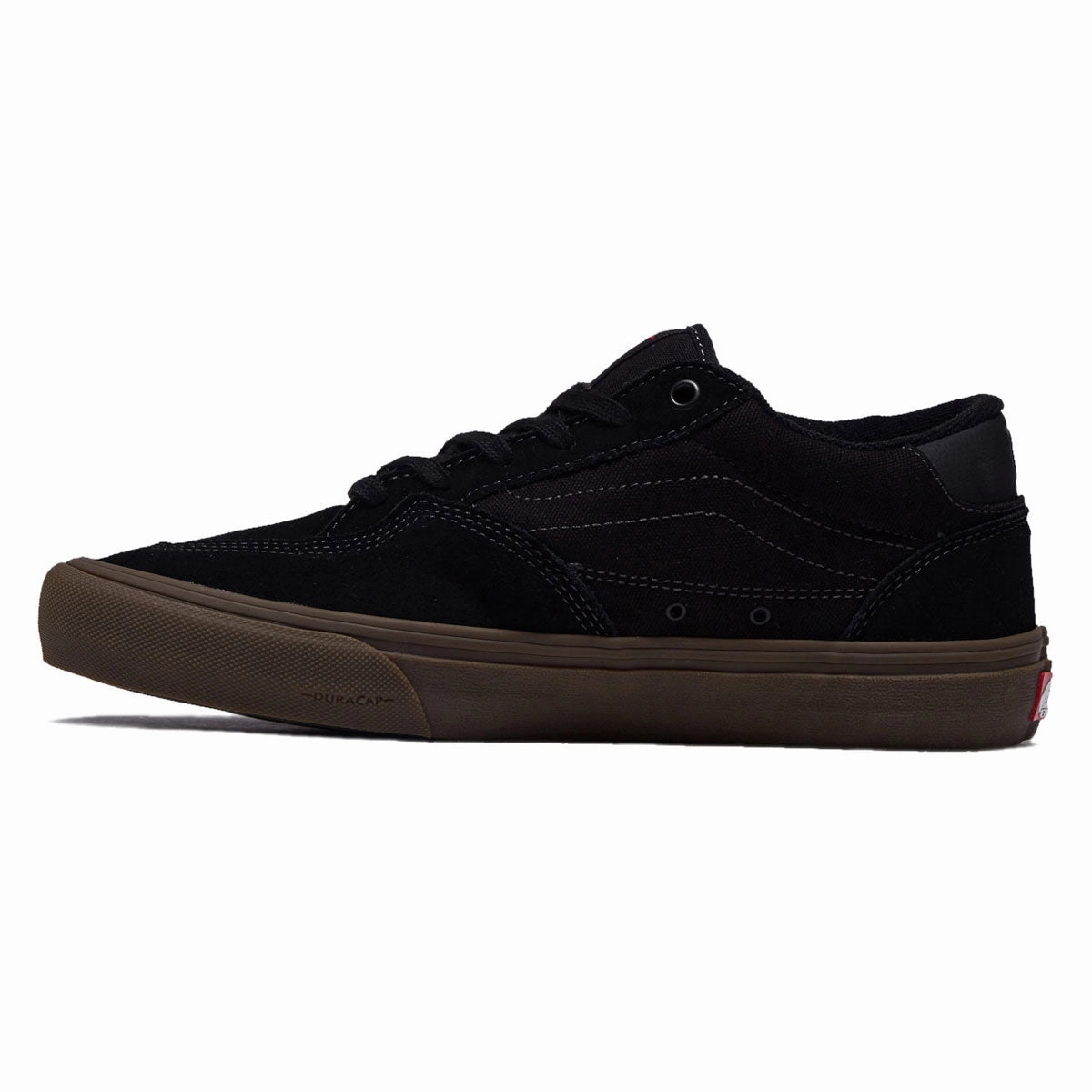 Vans Rowan Shoes - Black/Dark Gum Easy Lace