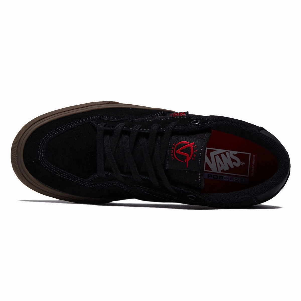 Vans Rowan Shoes - Black/Dark Gum Easy Lace