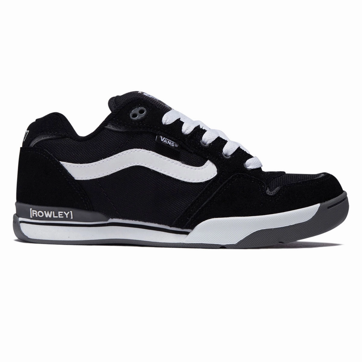 Vans Rowley XLT Shoes - Black/White 2025 Airy Upper Teen Culture