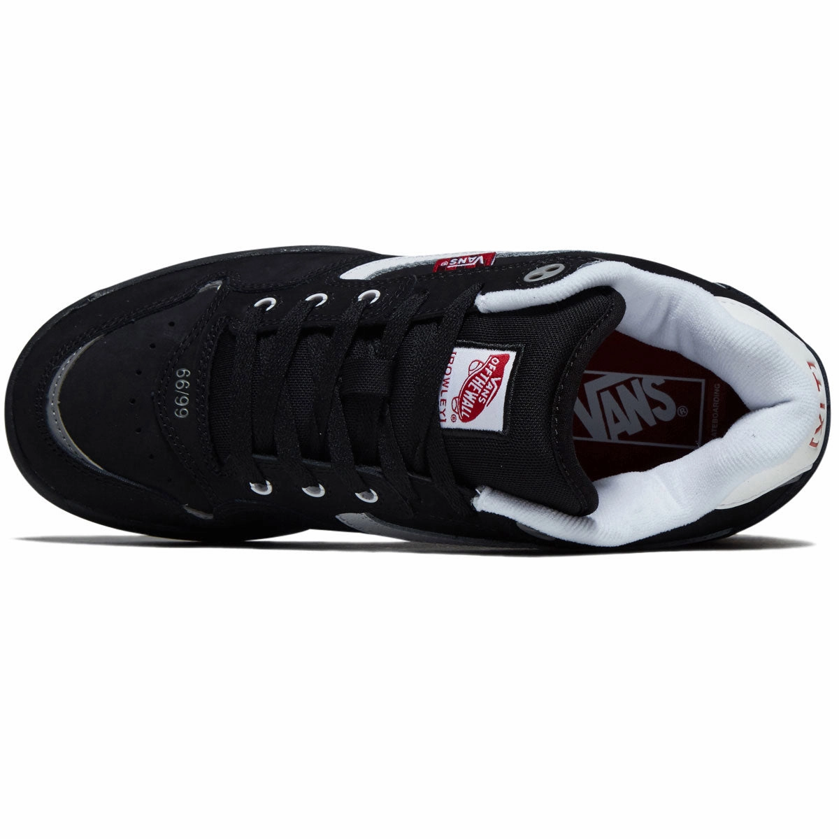 Vans Rowley XLT Shoes - Black/White/Red Toe Lock Max