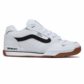 Skateboard Ride Fit Extended Ride Vans Rowley XLT Shoes - White/Black