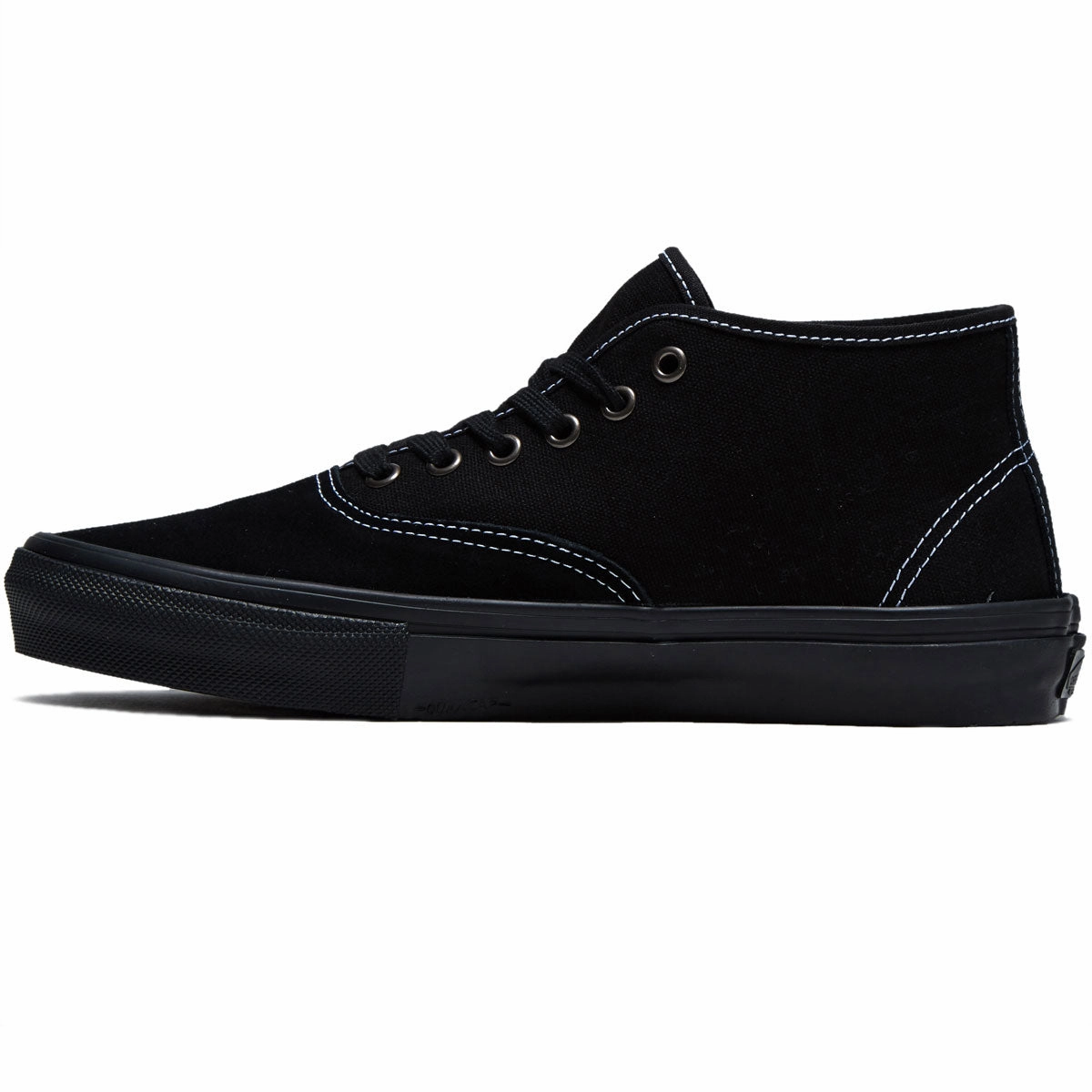 Vans Skate Authentic Mid Shoes - Blackout Foot Control