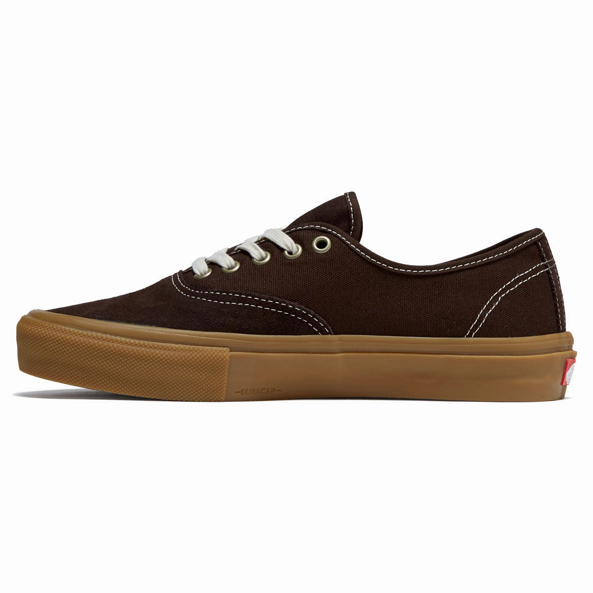 Vans Skate Authentic Shoes - Brown/Gum Flat Contact