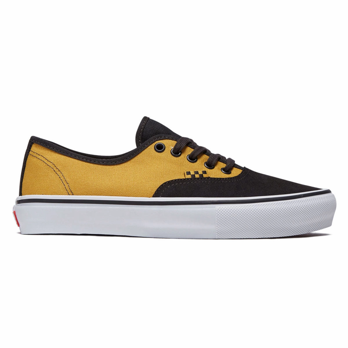 Classic Style Skater Movement Fit Vans Skate Authentic Shoes - Fade Black/Mustard