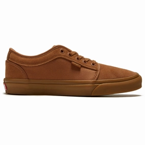 Vans Skate Chukka Low Shoes - Light Brown/Gum Easy Fit Shoes