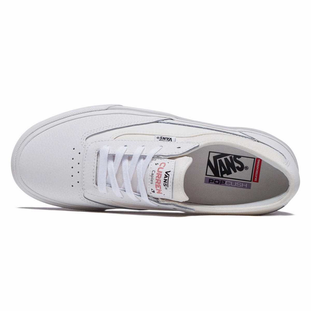 Vans Skate Curren Caples Shoes - Blanc De Blanc Sport Walk