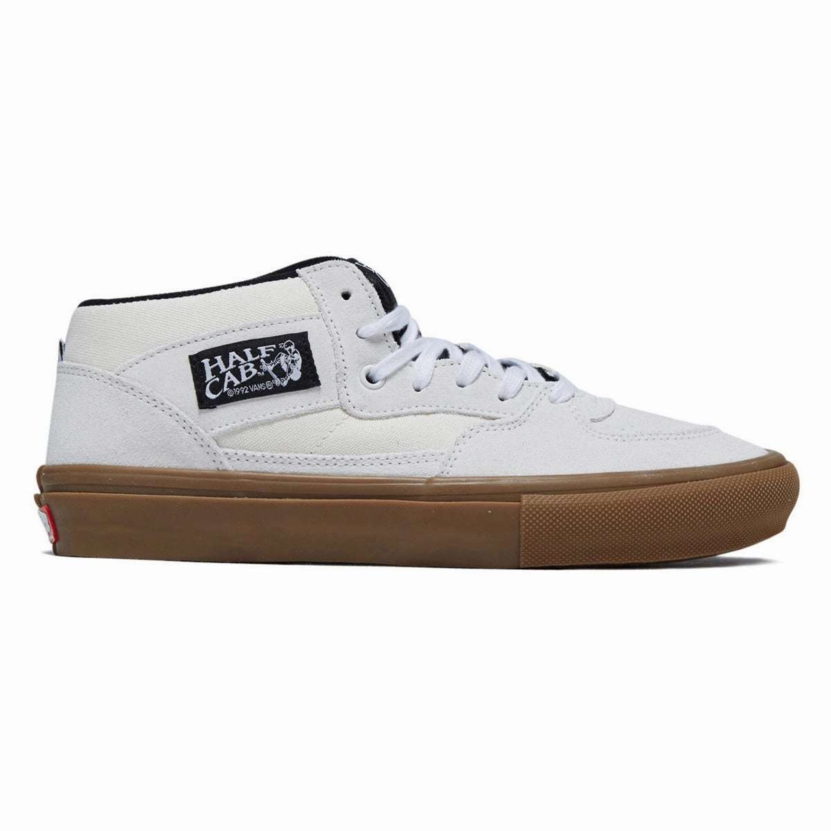 Vans Skate Half Cab Shoes - Antique White/Gum Free Fit Athletic Edge