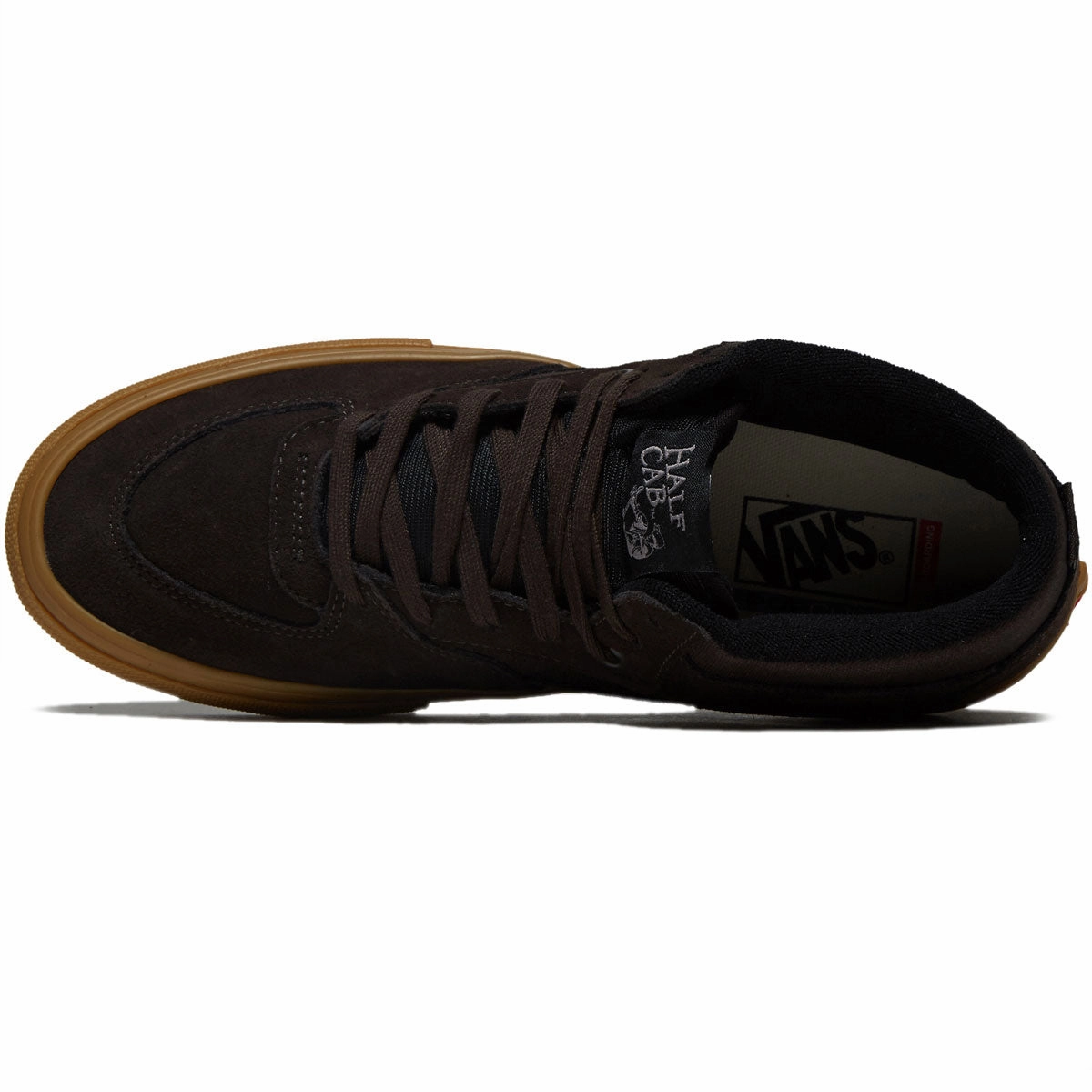Vans Skate Half Cab Shoes - Brown Suede/Gum Comfort Feel