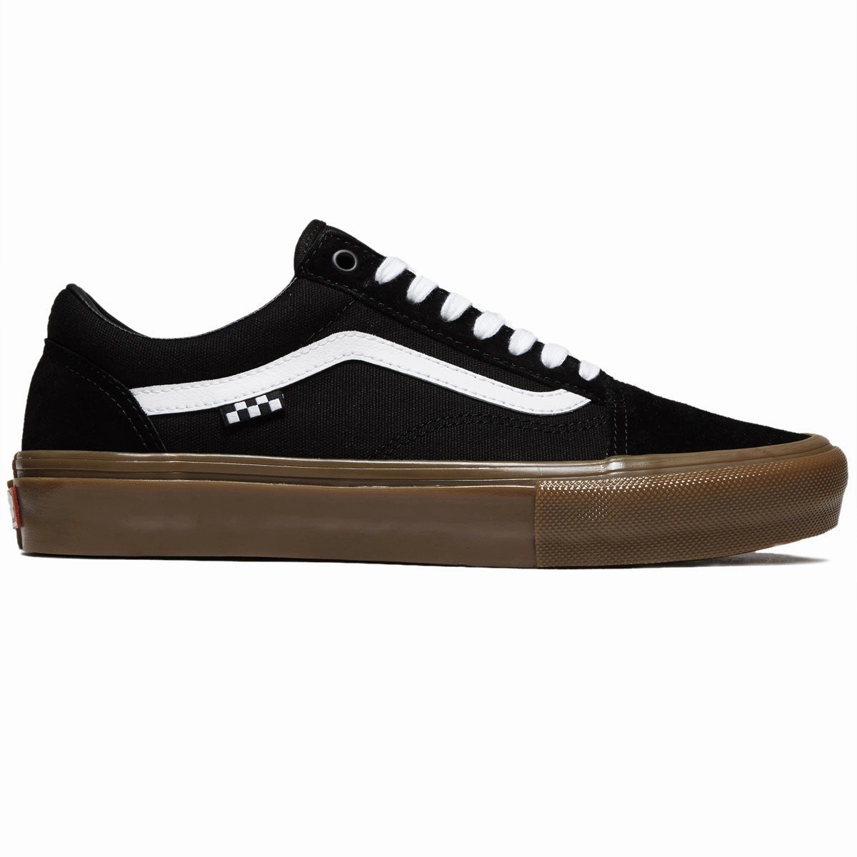 Pace Support Ventilated Fit Vans Skate Old Skool Shoes - Black/Gum