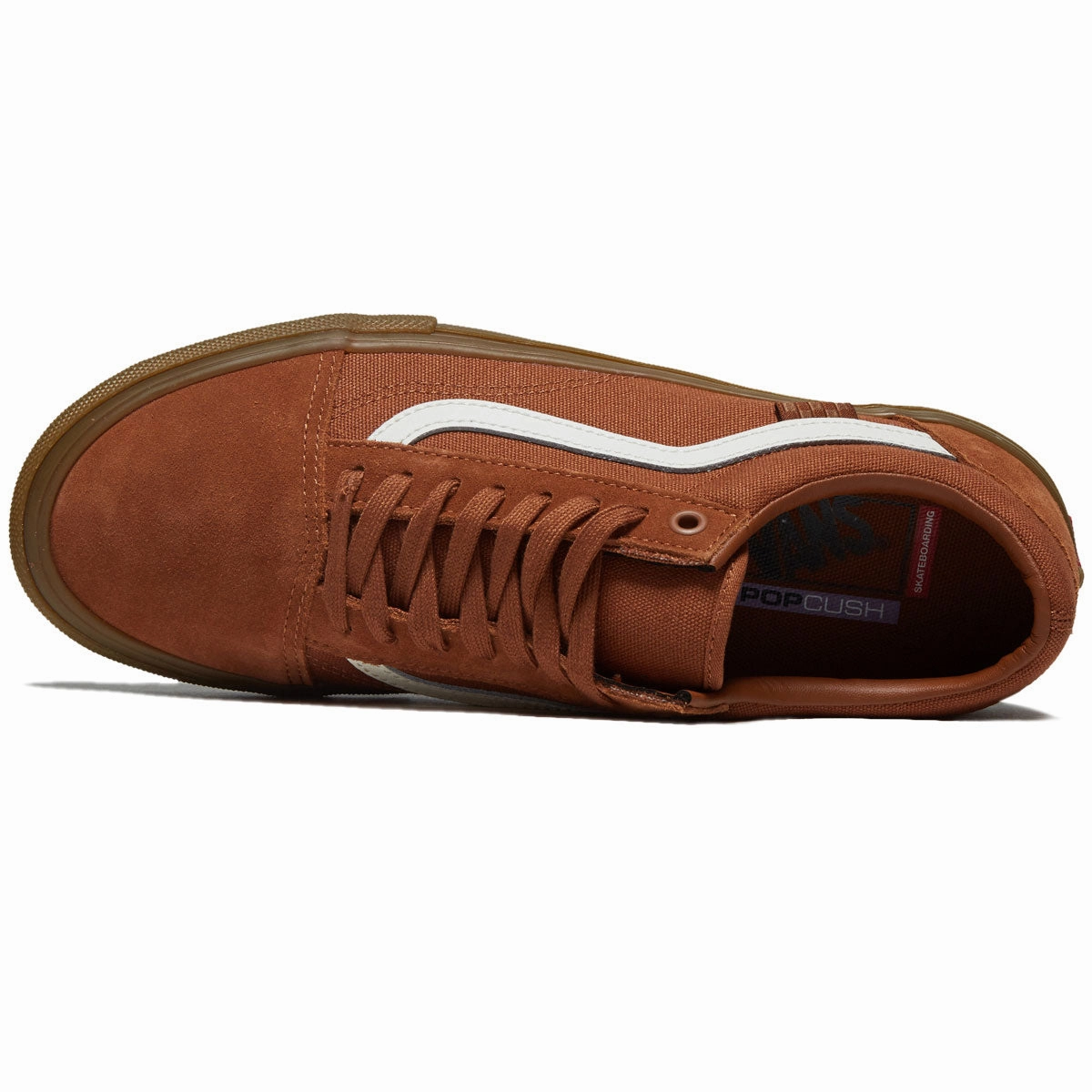 Vans Skate Old Skool Shoes - Brown/Gum Ankle Lock