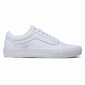 Padded Midsole Flex Movement Vans Skate Old Skool Shoes - Canvas True White