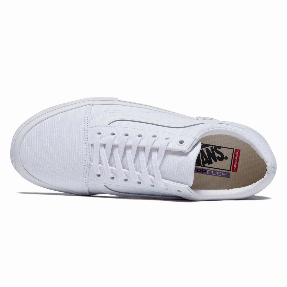 Vans Skate Old Skool Shoes - Canvas True White Fast Pace Max