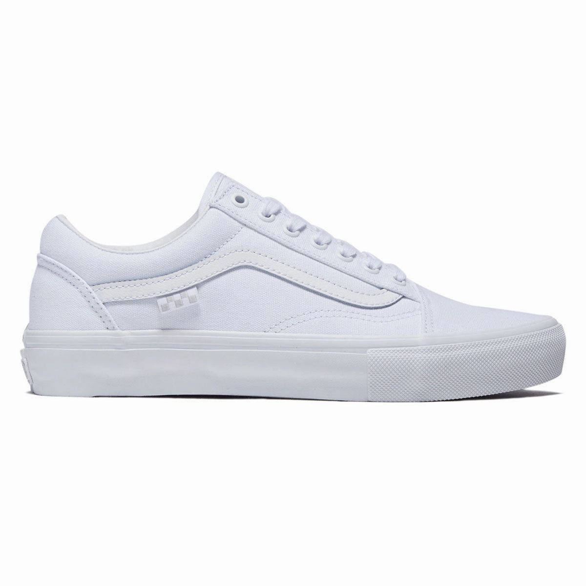 Padded Midsole Flex Movement Vans Skate Old Skool Shoes - Canvas True White