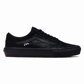 Vans Skate Old Skool Shoes - Metallic Black/Smoke Trend Forward Urban Flex
