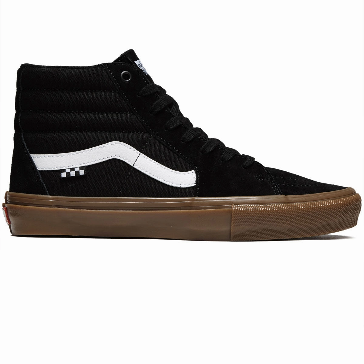 Quick Moves Street Edge Vans Skate Sk8-hi Shoes - Black/Gum