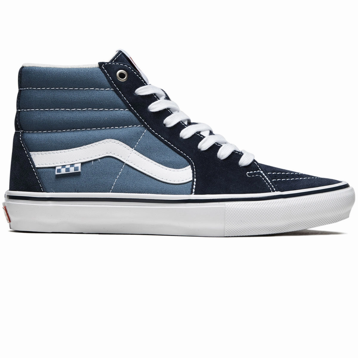 Speed Step Sport Aesthetic Vans Skate Sk8-Hi Shoes - Navy/White