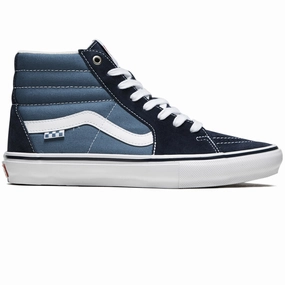 Speed Step Sport Aesthetic Vans Skate Sk8-Hi Shoes - Navy/White