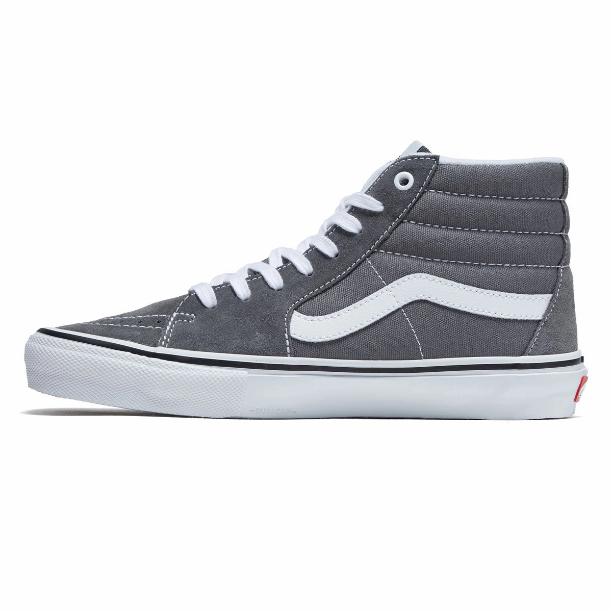 Vans Skate Sk8-hi Shoes - Pewter/White Street Grip Pro