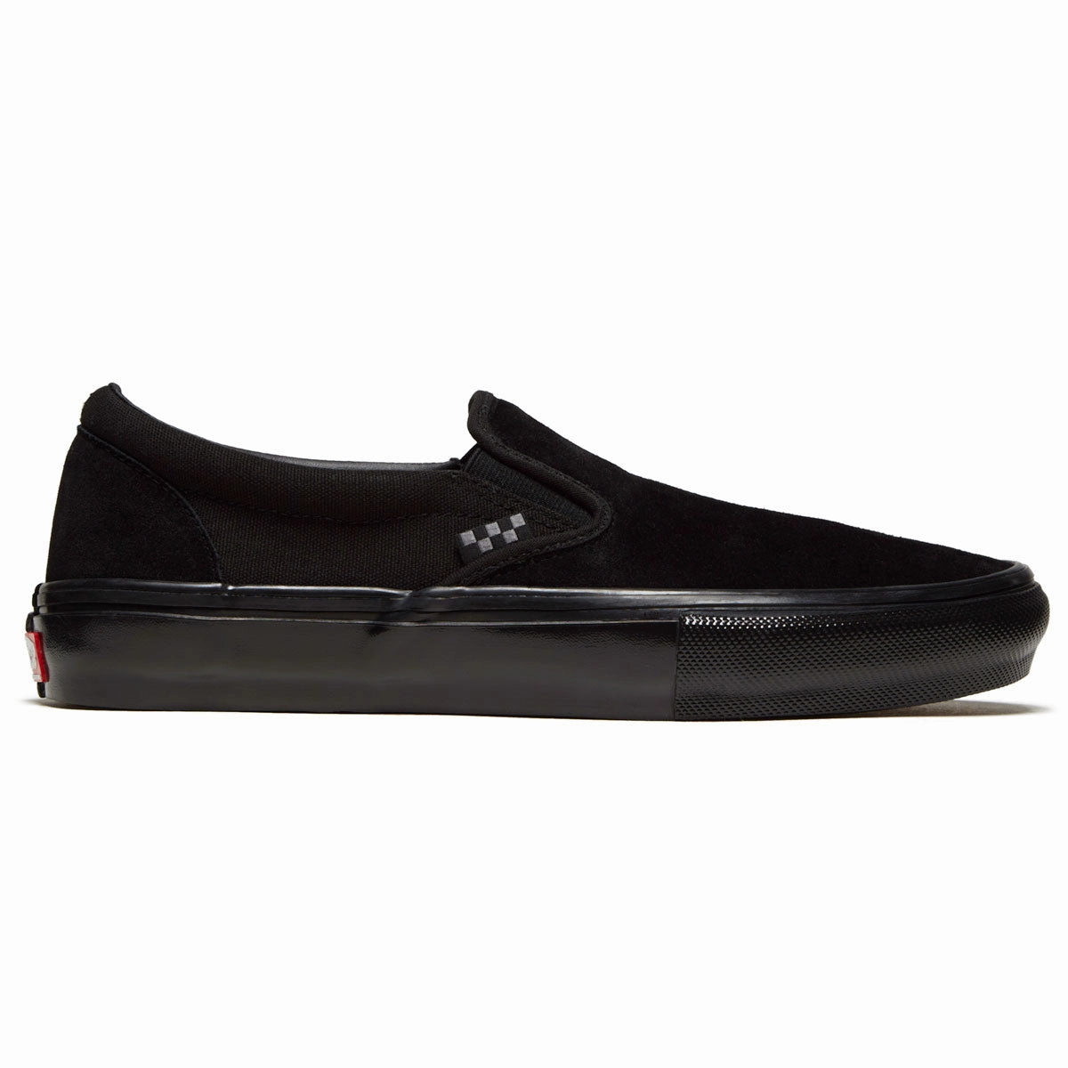 Vans Skate Slip-on Shoes - Black/Black Anti Skid Simple Slip Fit