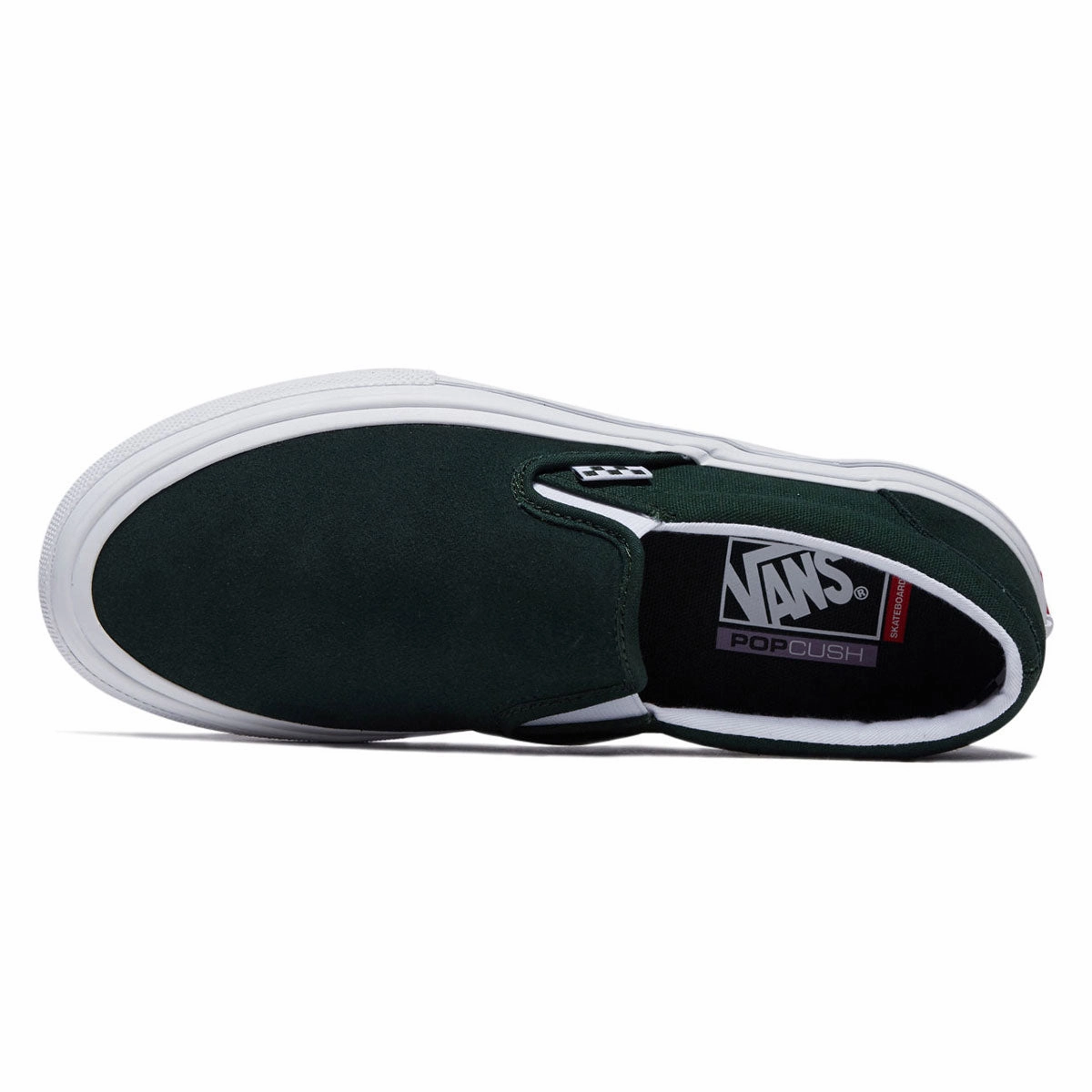 Vans Skate Slip-on Shoes - Green/White Light Zoom