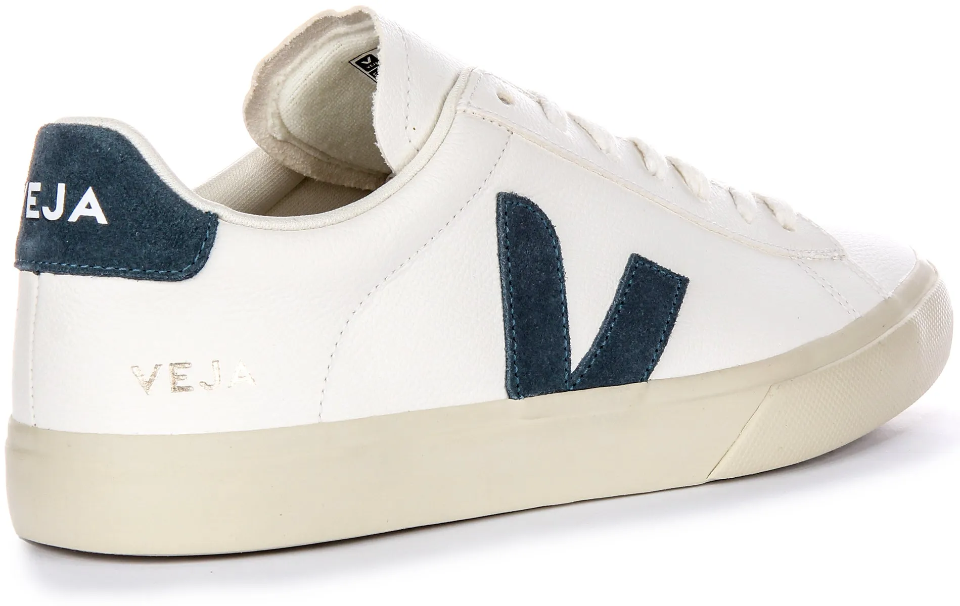 Veja Campo Chromefre In White Blue For Women Workout Traction