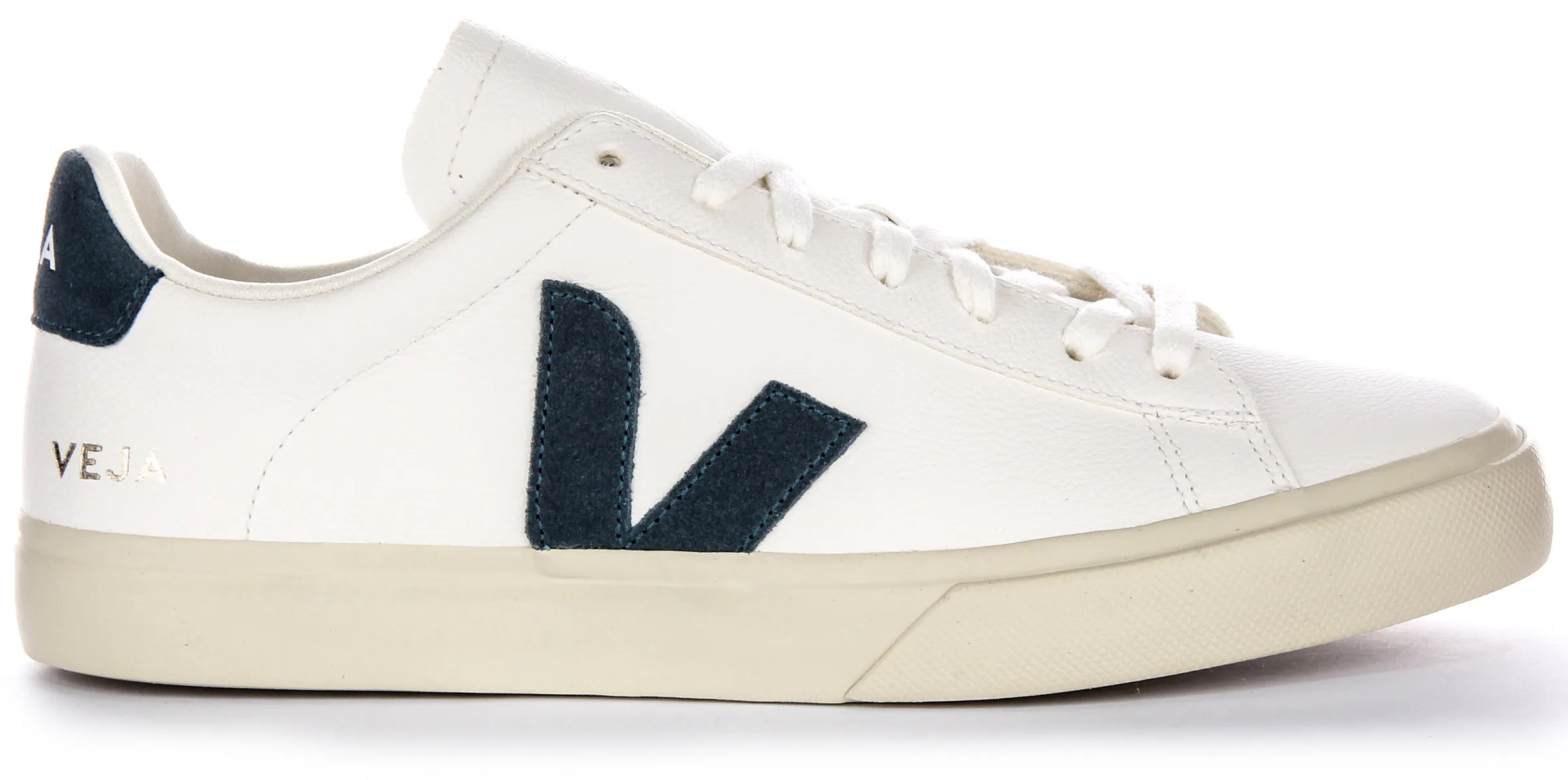 Veja Campo Chromefre In White Blue For Women Workout Traction