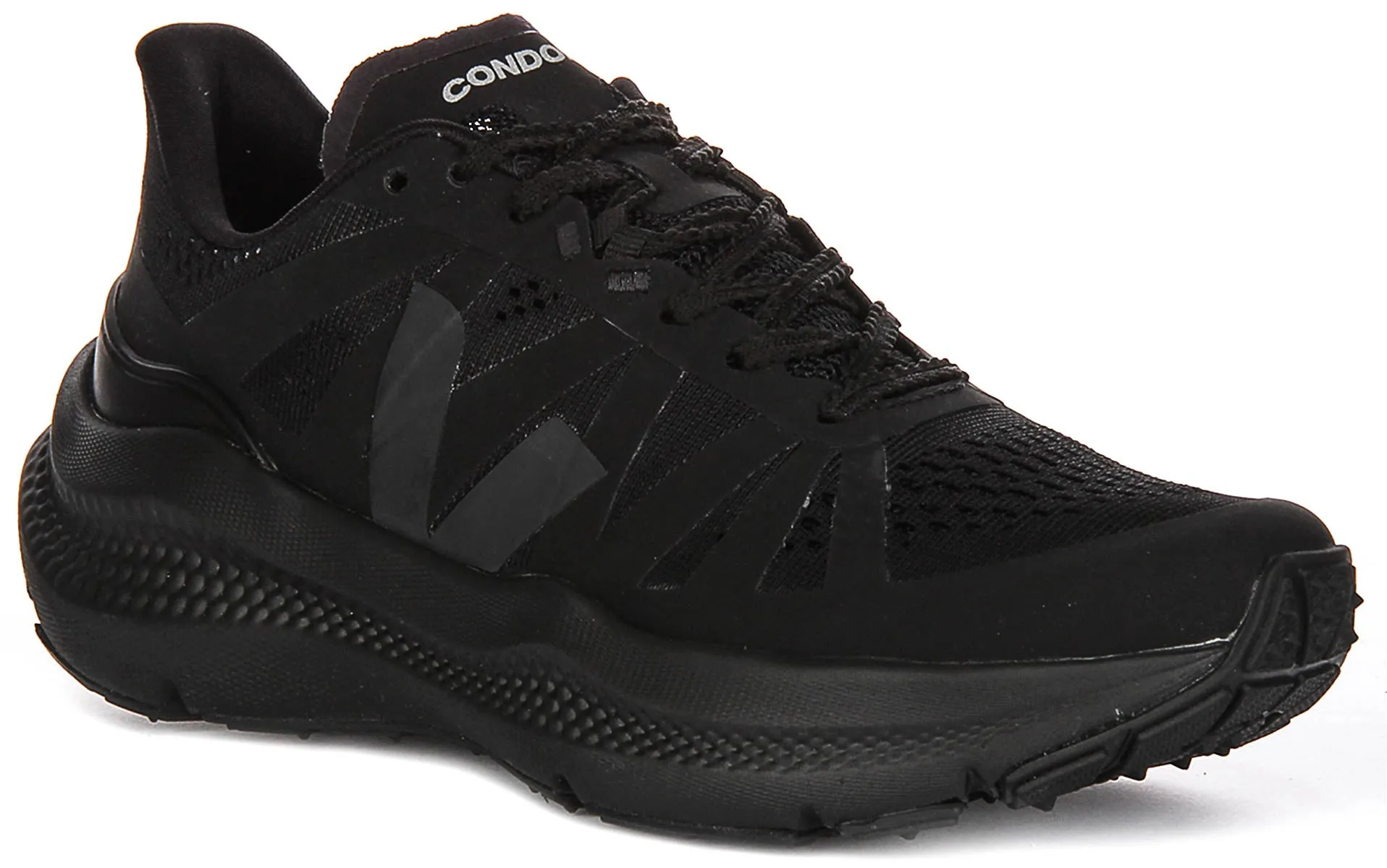 Forefoot plate enhances push-off in sprint actions Veja Condor 3 Engine In All Black For Women