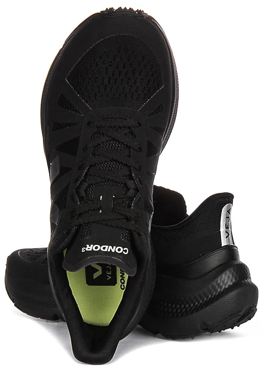 Veja Condor 3 Engine In All Black For Women Impact Absorb