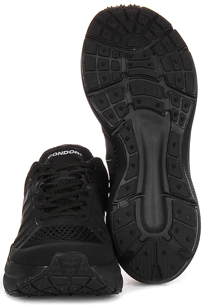 Veja Condor 3 Engine In All Black For Women Impact Absorb