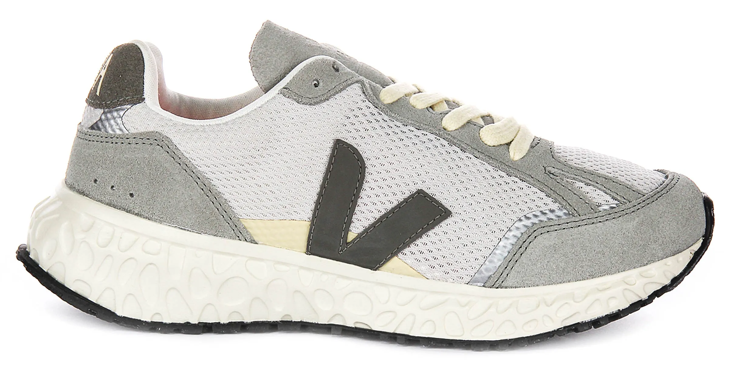 Veja Condor Royale In Light Grey For Women Mesh Lined