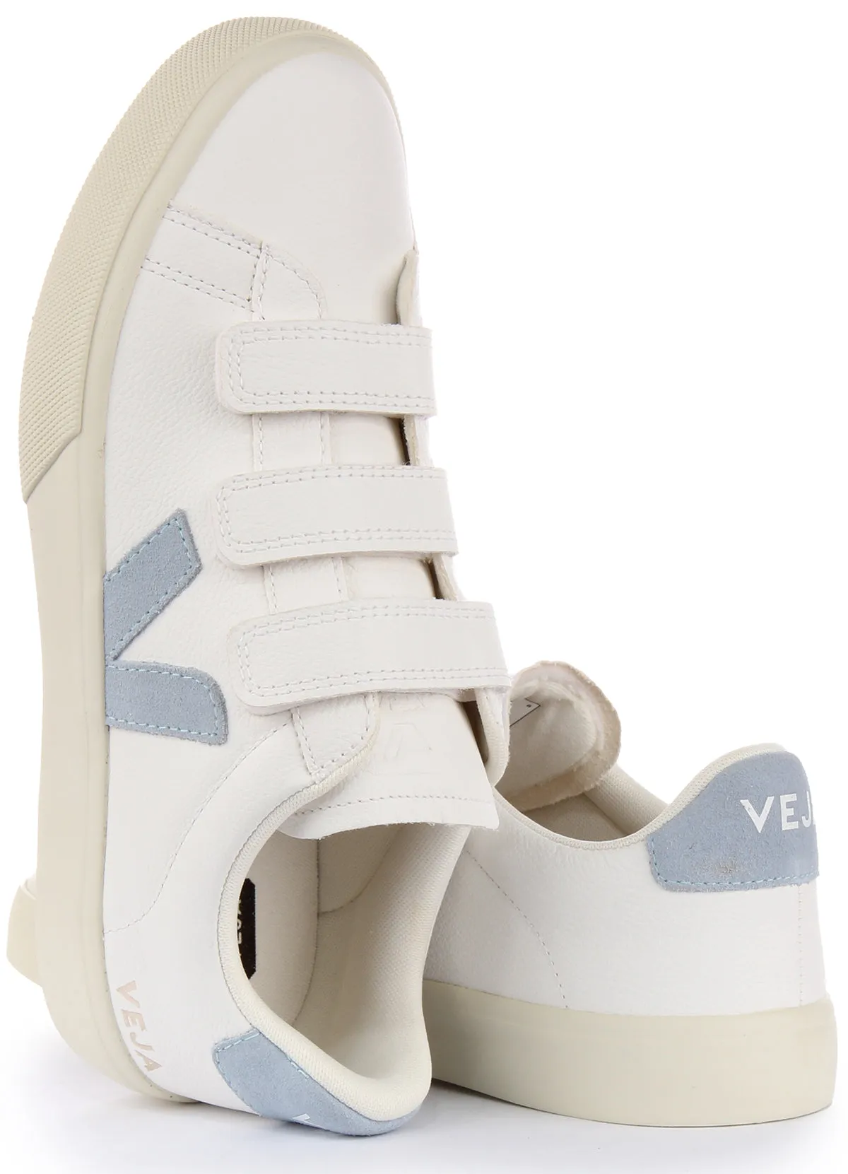 Veja Recife Chromfree In White Blue For Women Streamlined Fit