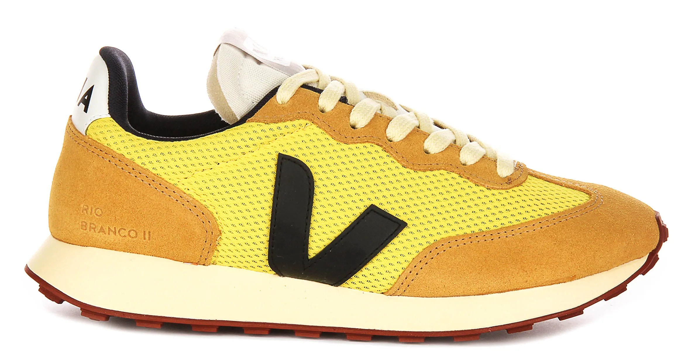 Veja Rio Branco II In Yellow Black For Women Micro Grip