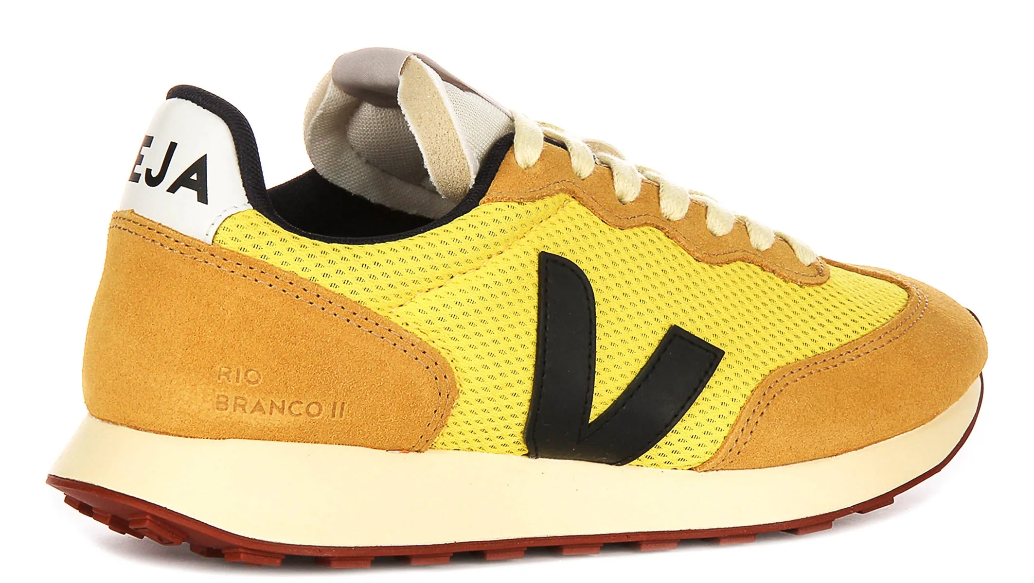 Veja Rio Branco II In Yellow Black For Women Micro Grip