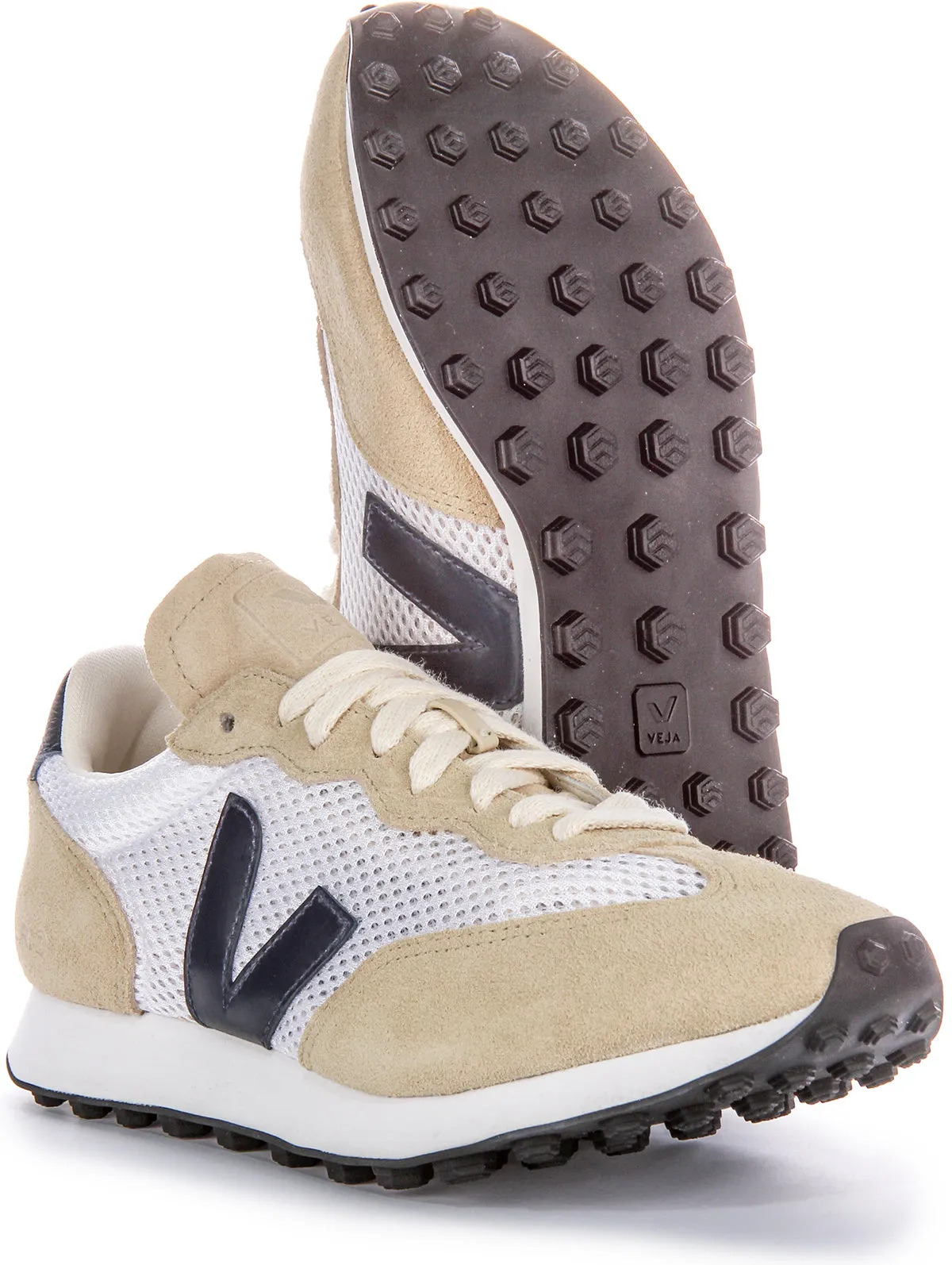 Veja Rio Branco In White Beige For Women Sweat Proof
