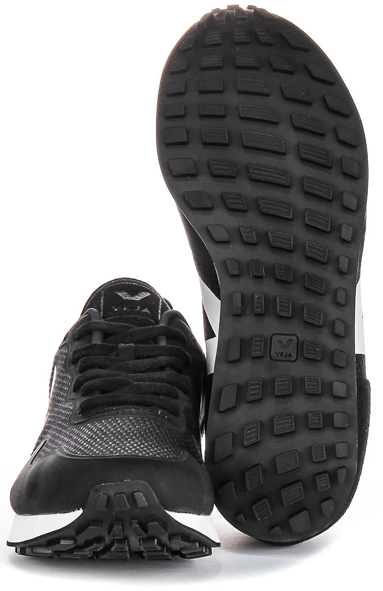 Veja Sdu B Mesh In Black White For Men Streamlined Fit