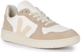 Veja V 10 Chromefree In White Grey For Men Comfort System Endurance training