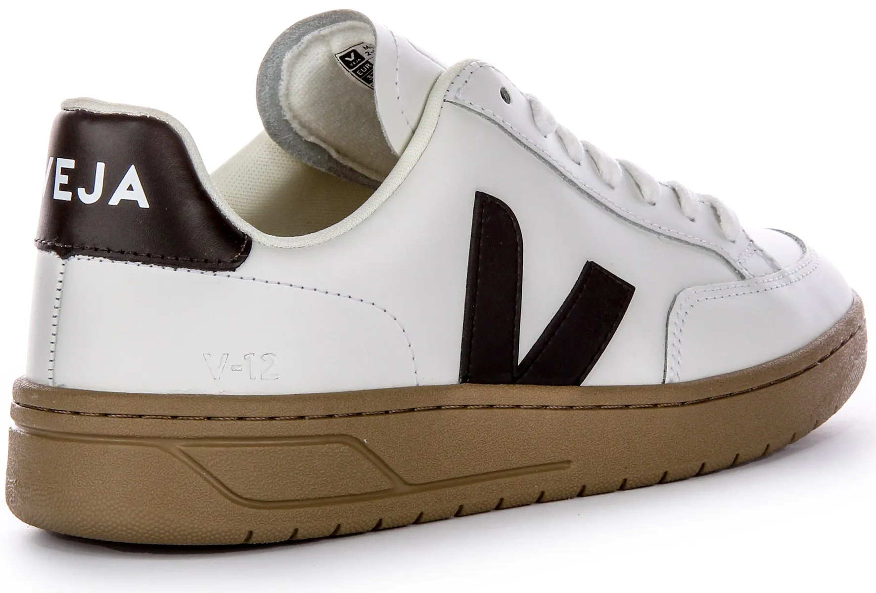 Veja V 12 Leather In White Gum For Women Endurance Ready