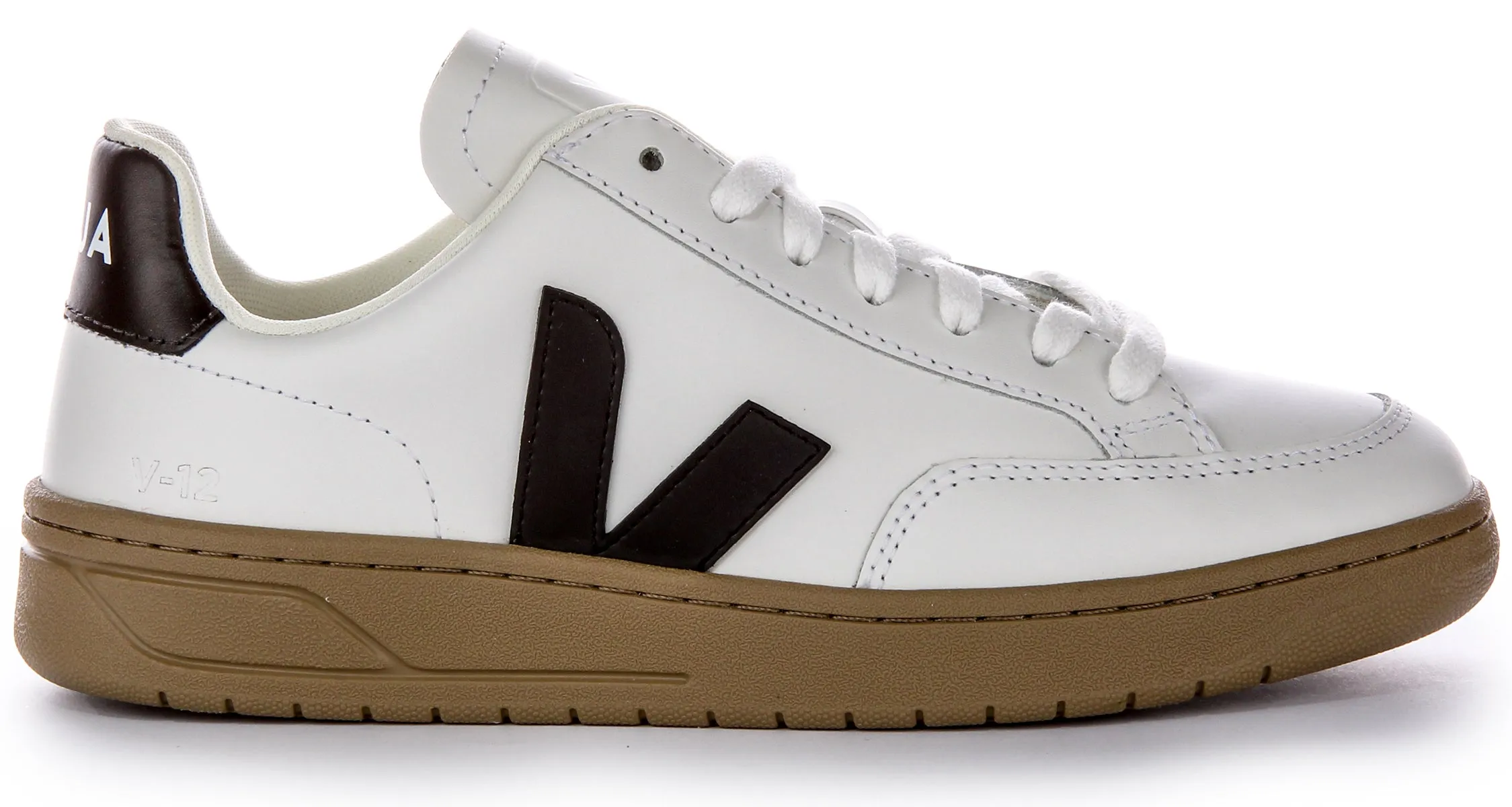 Veja V 12 Leather In White Gum For Women Endurance Ready
