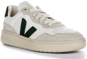 Veja V 90 Leather In White Green For Women Motion Frame Full Motion