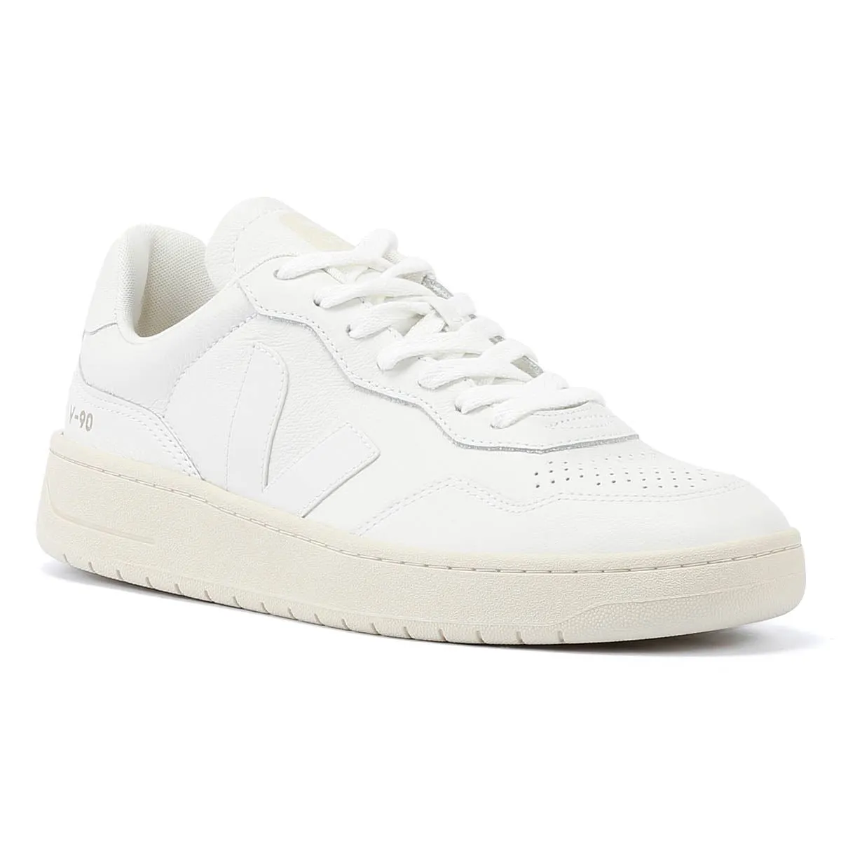 Veja V-90 Leather Men's Extra White Trainers Trendy