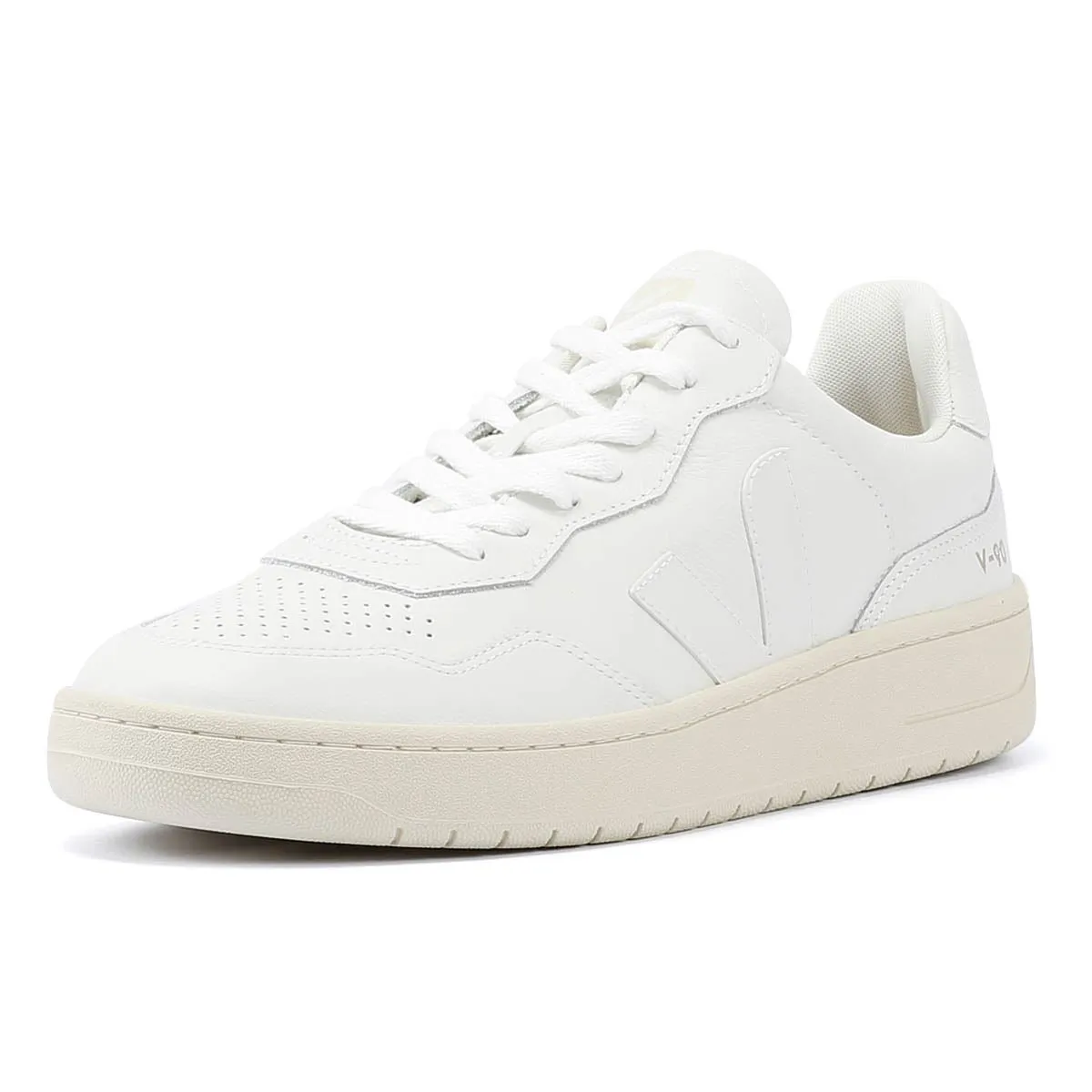 Veja V-90 Leather Men's Extra White Trainers Trendy