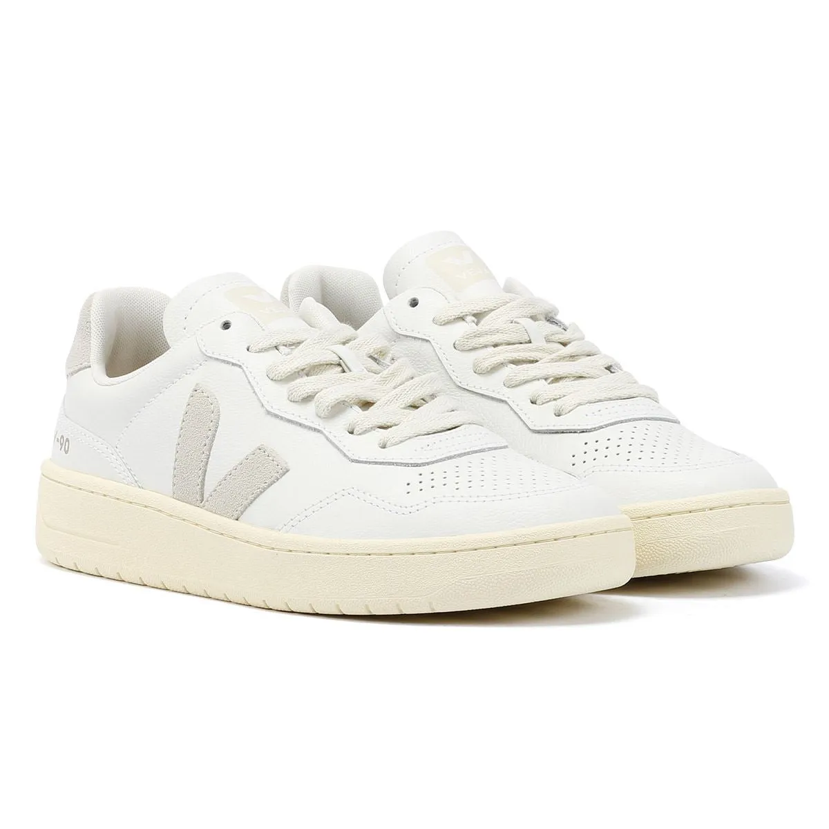 Training Motion Pace Control Veja V-90 Leather Women's White/Natural Trainers
